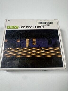 6PCS RGBW WiFi LED Deck Lights Kit 12V Outdoor Stair Step Landscape Alexa